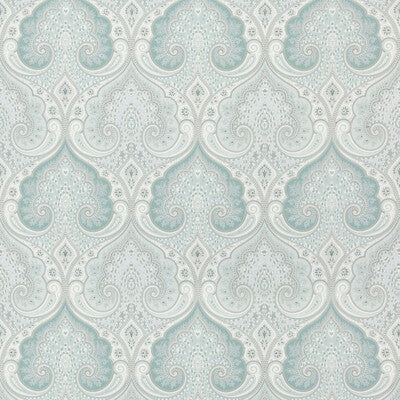 KRAVET DESIGN PRINT PAISLEY TURQUOISE,WHITE,BEIGE   - LATICIA.23.0