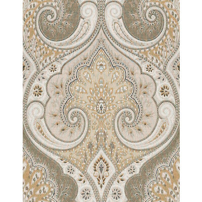 KRAVET DESIGN PRINT DAMASK WHITE,BEIGE,GREY   - LATIKA.11.0