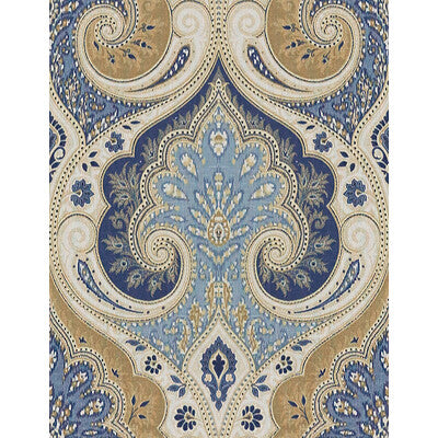 KRAVET DESIGN PRINT DAMASK WHITE,BLUE,BEIGE   - LATIKA.516.0