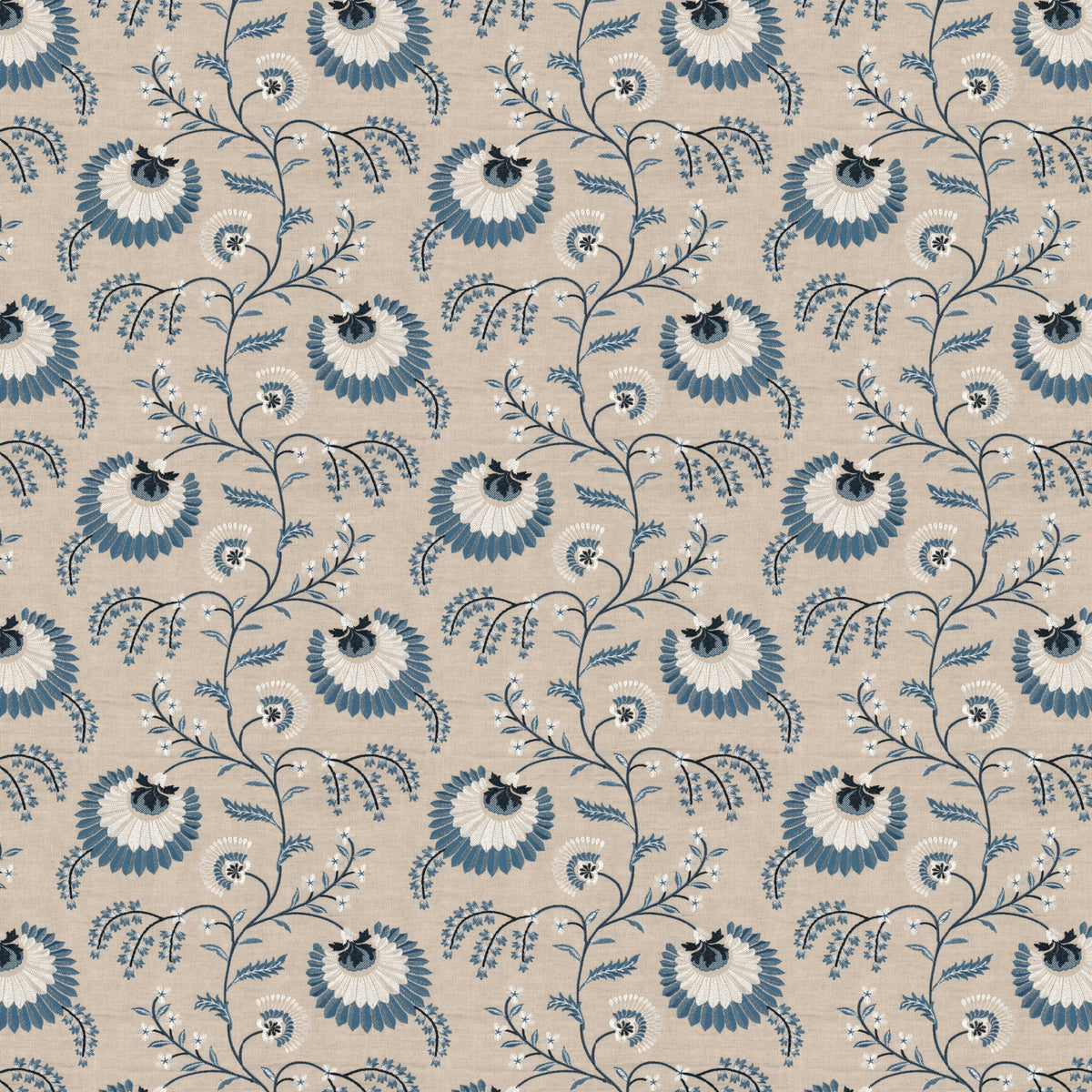 STOUT TEXTILES  MULTIPURPOSE,EMBROIDERIES TRADITIONAL, FLORAL COLONIAL,COPEN,DELFT   - LAVI-1