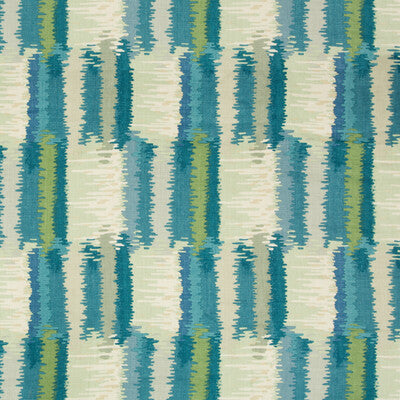 KRAVET COUTURE PRINT IKAT/SOUTHWEST/KILIMS BLUE,GREEN,YELLOW   - LA MUSE.53.0