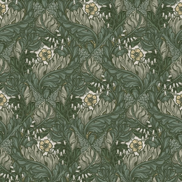 Galerie Wallcoverings Off The Wall Rambleicious Galerie Wallcoverings  Green   - LB25103