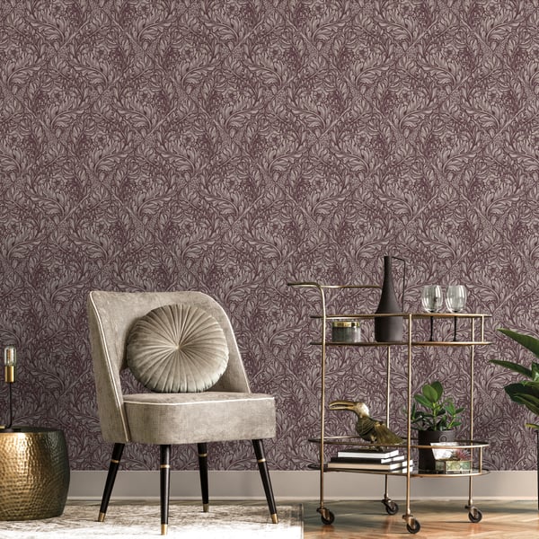 Galerie Wallcoverings Off The Wall Rambleicious Galerie Wallcoverings  Red   - LB25109