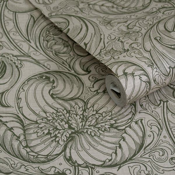 Galerie Wallcoverings Off The Wall Down the Dilly Galerie Wallcoverings  Green   - LB25111