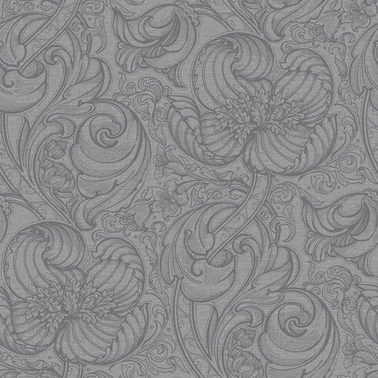Galerie Wallcoverings Off The Wall Down the Dilly Galerie Wallcoverings  Silver Grey   - LB25114