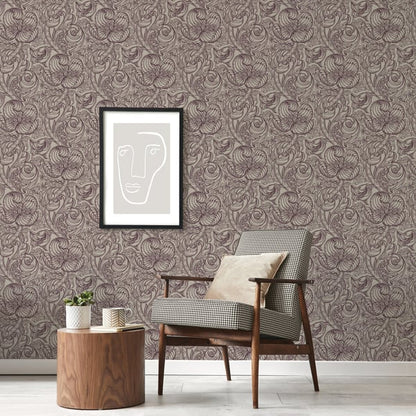 Galerie Wallcoverings Off The Wall Down the Dilly Galerie Wallcoverings  Red   - LB25115