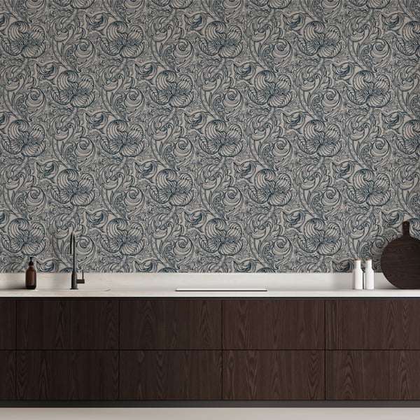 Galerie Wallcoverings Off The Wall Down the Dilly Galerie Wallcoverings  Blue   - LB25116