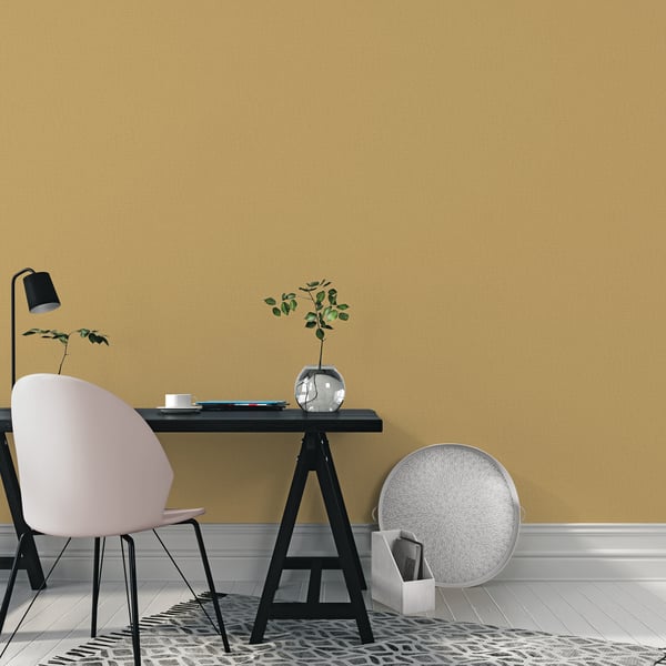 Galerie Wallcoverings Off The Wall Nuance Plain Texture Galerie Wallcoverings  Yellow   - LB25127
