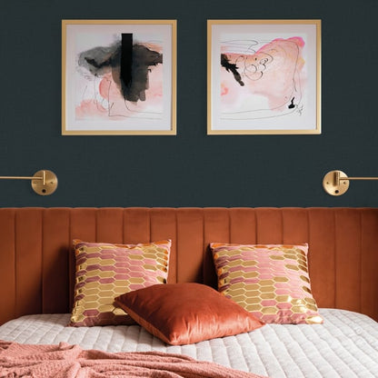 Galerie Wallcoverings Off The Wall Nuance Plain Texture Galerie Wallcoverings  Blue   - LB25128