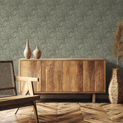 Galerie Wallcoverings Off The Wall Hedgerovia Galerie Wallcoverings  Green   - LB25136