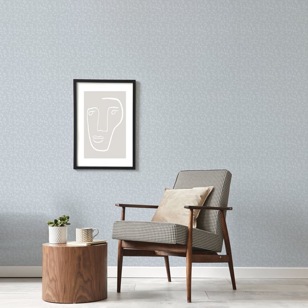 Galerie Wallcoverings Off The Wall Tit Willow Galerie Wallcoverings  Blue   - LB25156