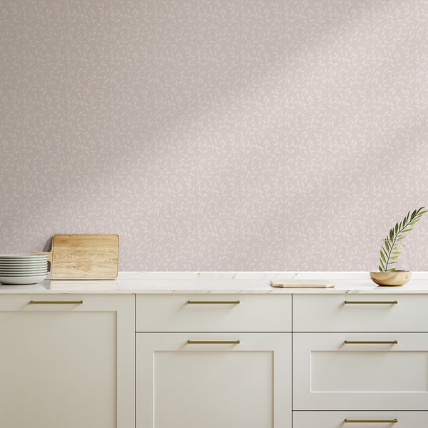 Galerie Wallcoverings Off The Wall Tit Willow Galerie Wallcoverings  Pink   - LB25161