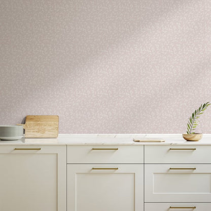 Galerie Wallcoverings Off The Wall Tit Willow Galerie Wallcoverings  Pink   - LB25161