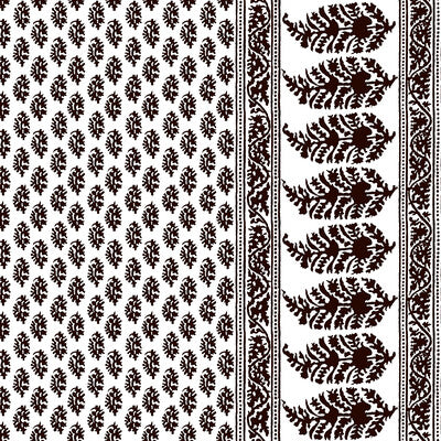 GASTON Y DANIELA PRINT  CHOCOLATE,BROWN,IVORY   - LCT1028.005.0