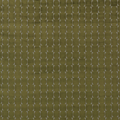 GASTON Y DANIELA VELVET GEOMETRIC OLIVE GREEN,GREEN,   - LCT4453.002.0