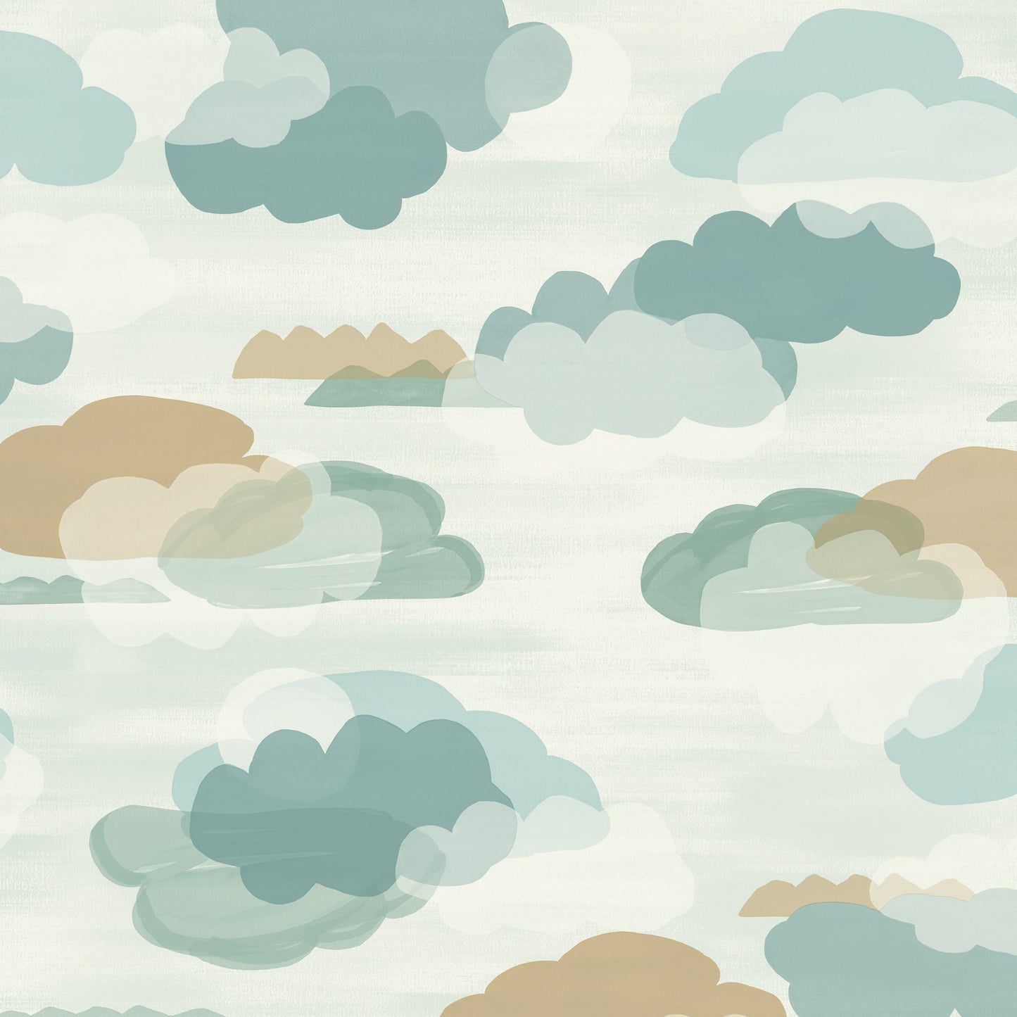 GALERIE WALLCOVERINGS Little Dreamers Landscape   Green   - GDLD2009