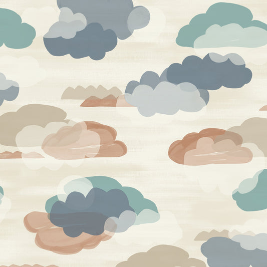 GALERIE WALLCOVERINGS Little Dreamers Landscape   Blue   - GDLD2015