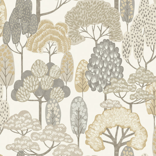 GALERIE WALLCOVERINGS Little Dreamers Trees, Motive   Beige   - GDLD2103