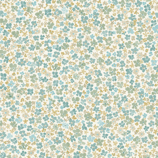 GALERIE WALLCOVERINGS Little Dreamers Classical, Floral, All-over   Green   - GDLD3009