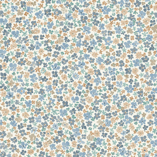 GALERIE WALLCOVERINGS Little Dreamers Classical, Floral, All-over   Blue   - GDLD3015