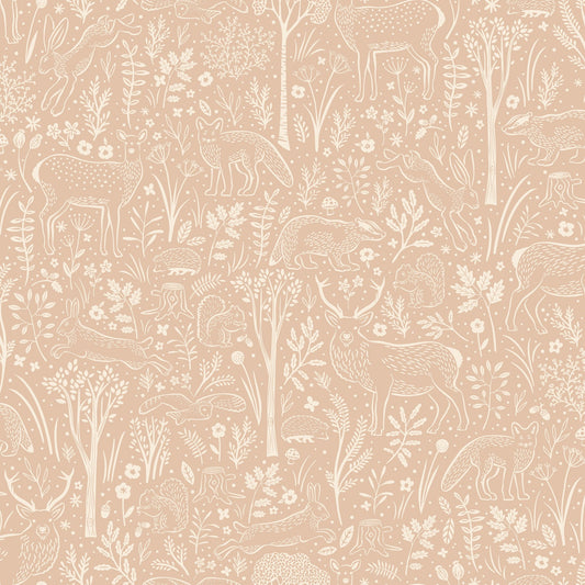 GALERIE WALLCOVERINGS Little Dreamers Trees, all-over   Pink   - GDLD3418
