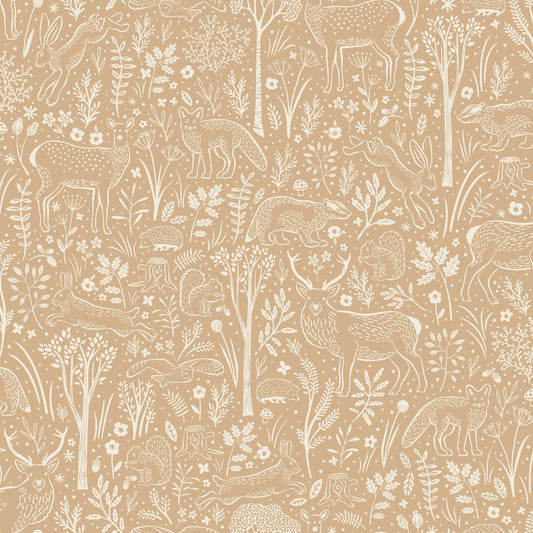 GALERIE WALLCOVERINGS Little Dreamers Trees, all-over   Brown   - GDLD3421