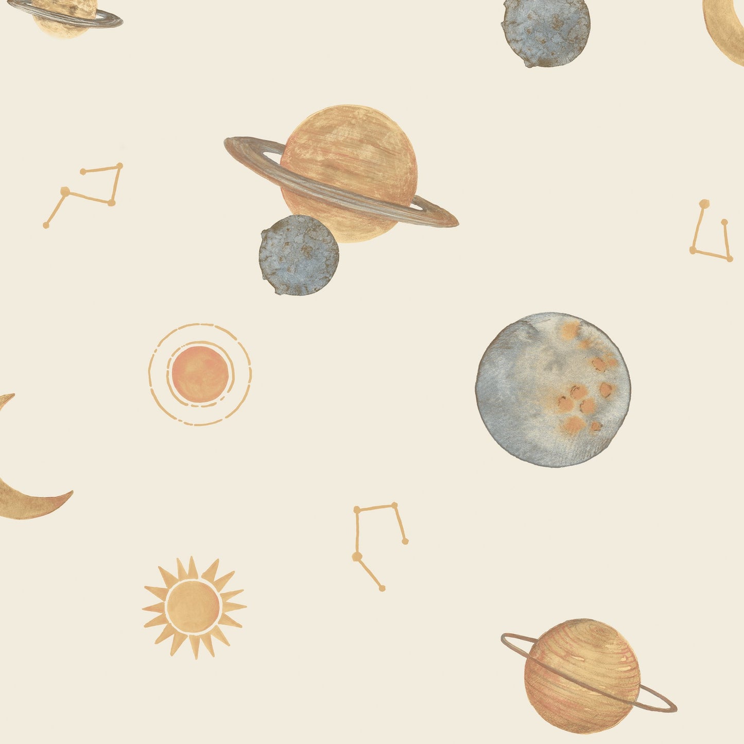 GALERIE WALLCOVERINGS Little Dreamers Photographic, All-over, Print   Beige   - GDLD3519