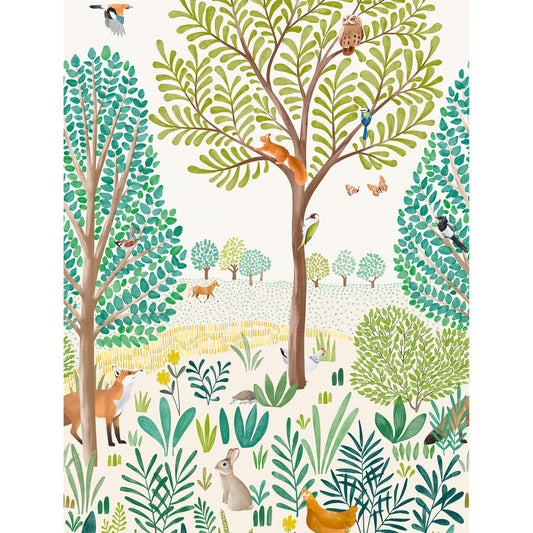 GALERIE WALLCOVERINGS Little Dreamers Landscape   Multi   - GDLD6001