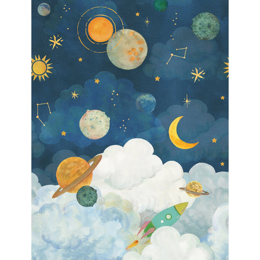 GALERIE WALLCOVERINGS Little Dreamers Photographic, All-over, Print   Blue   - GDLD6101