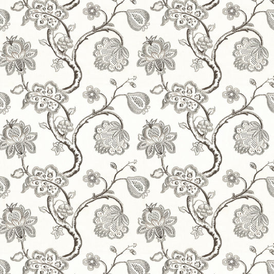 JF Fabrics LEAP 95 Fabric Traditional,Transitional,Contemporary,Floral Grey/Silver  Embroidery,Texture,Linen Texture - 6473695 J8011