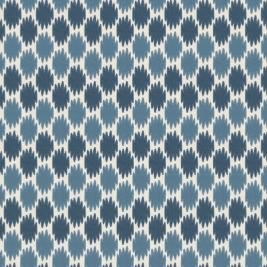 STOUT TEXTILES  UPHOLSTERY,VELVET TRANSITIONAL,, GEOMETRIC BLUEBIRD,FRENCHBLUE   - LEAV-1