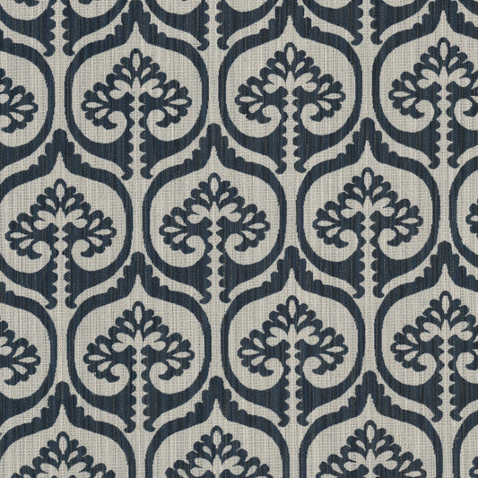 STOUT TEXTILES  UPHOLSTERY,WOVENS TRANSITIONAL,, FRAME DESIGN DRESDEN,SLATE   - LEDB-1