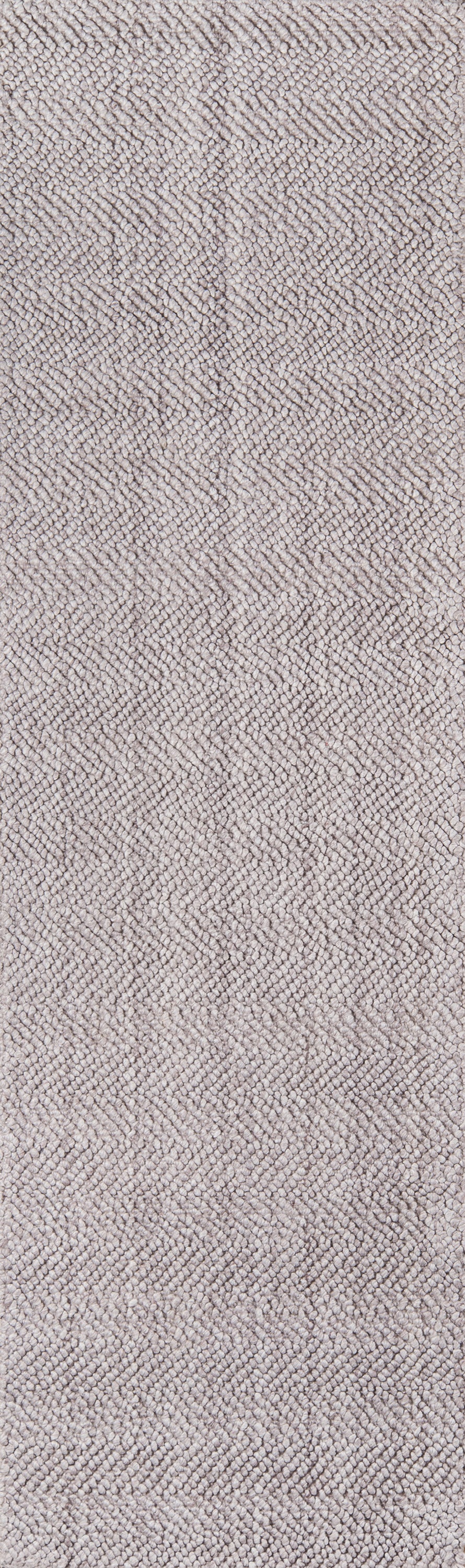 Beige herringbone woven rug texture in neutral tones, 5' x 8'.