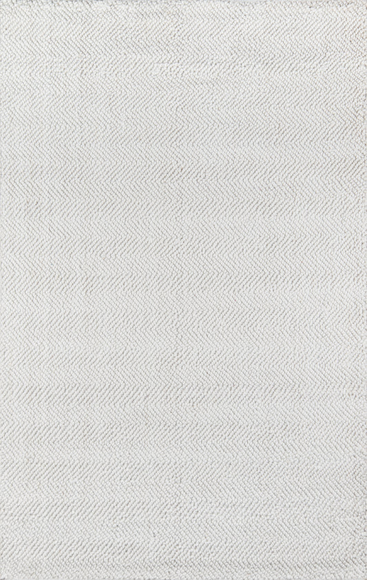 Light ivory woven fabric with subtle herringbone texture; soft, neutral upholstery material.