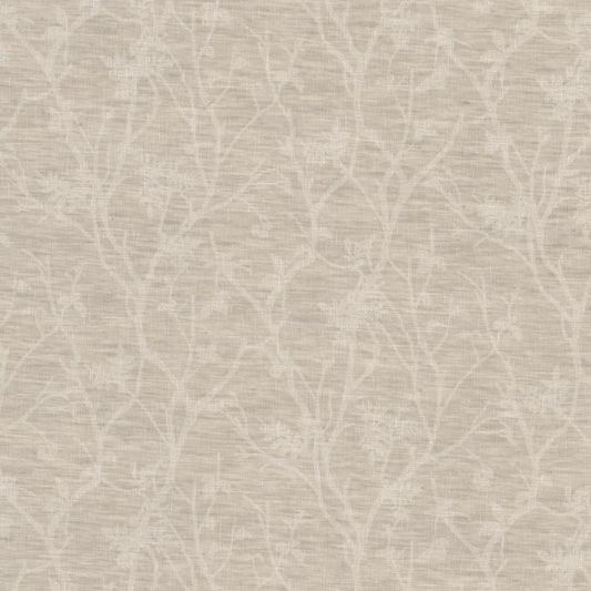 STOUT TEXTILES  DRAPERY,SHEER TRANSITIONAL,, FLORAL CHAMPAGNE   - LEIC-2