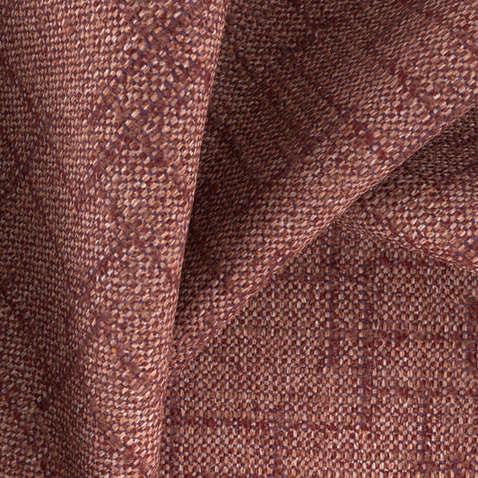 JF FABRICS Lennon 45 J9771 Boucle Plain, Texture Deep Red, Plum, Clay  Boucle - 10124445