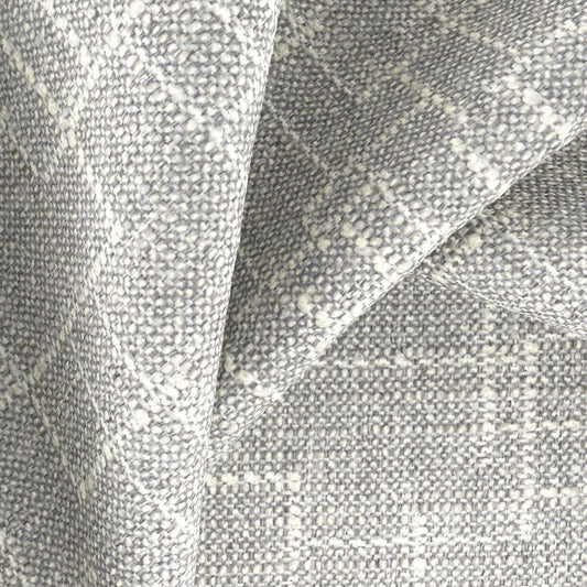JF FABRICS Lennon 94 J9771 Boucle Plain, Texture Grey, Cream  Boucle - 10124494