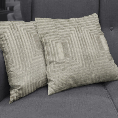 NICHOLASJOHN INC NJ-LEO Pumice Velvet,Geometric   Fabric - NJ25-1884