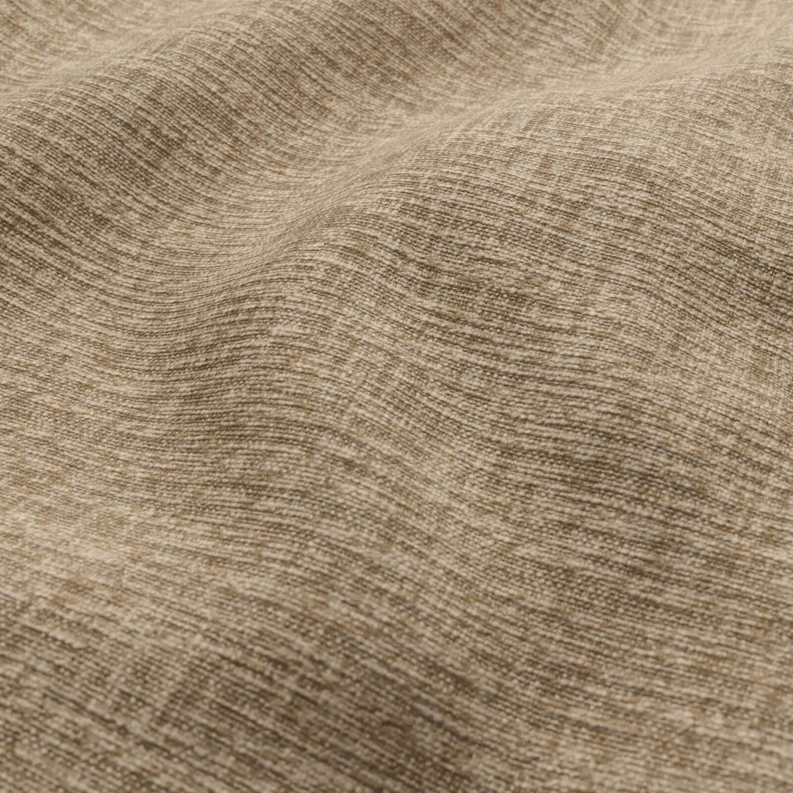 Beige linen-textured fabric with subtle heathering and soft folds.