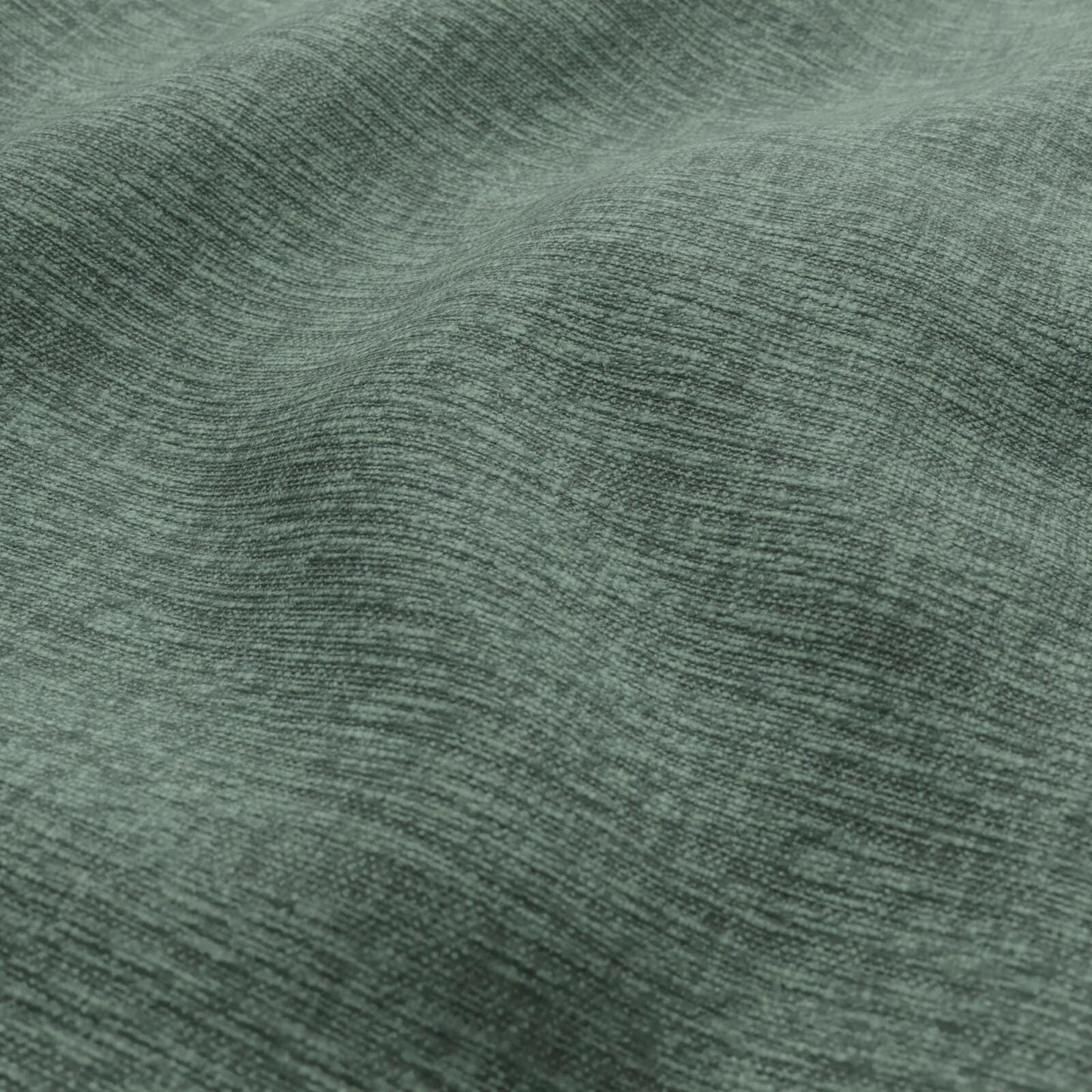 Teal-green plain-weave fabric with a soft drape.