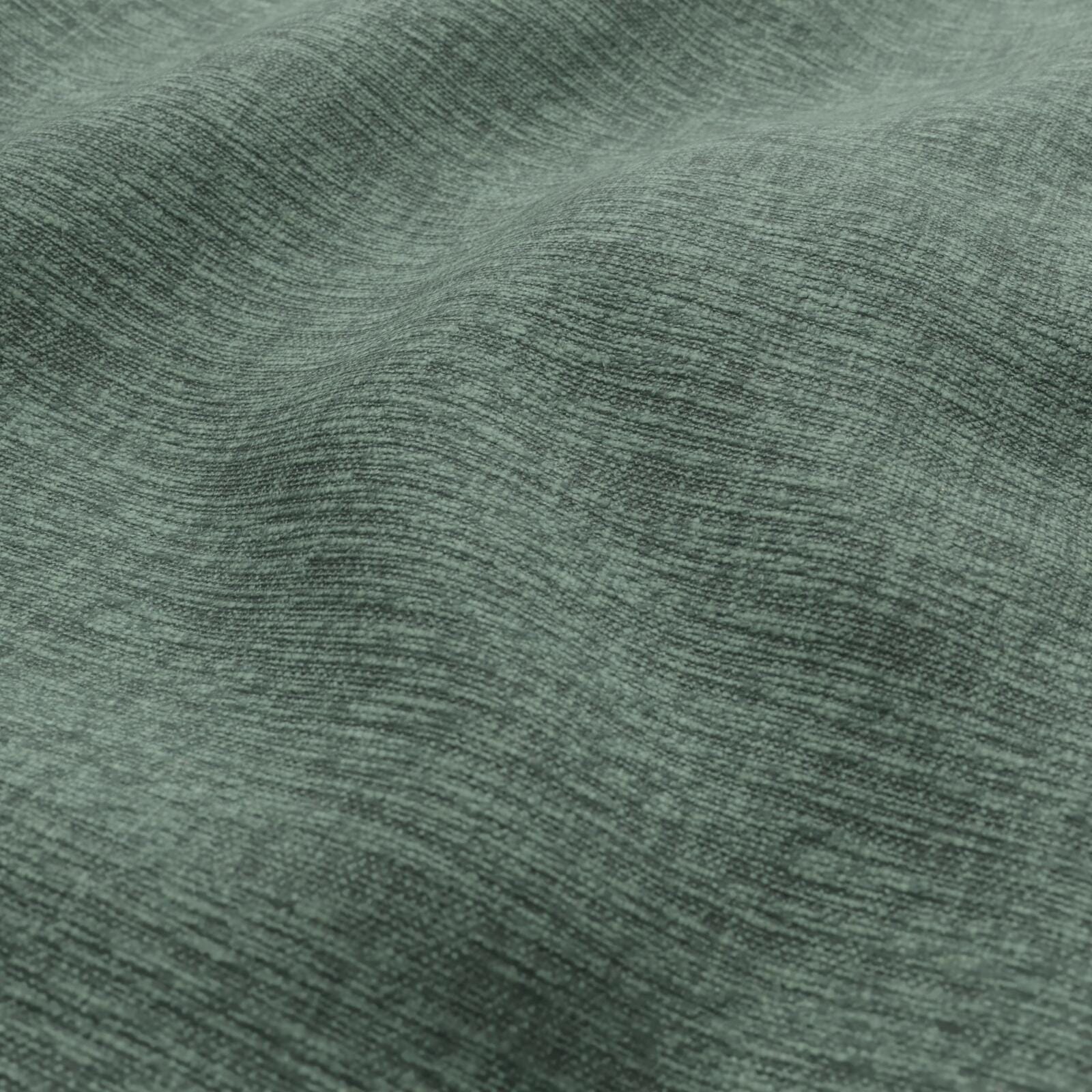 Teal-green plain-weave fabric with a soft drape.