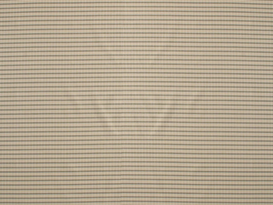 SCALAMANDRE OUTLET  FABRIC OXFORD CHECK  FABRIC TAN, WHITE   - LE 00051258 NEW SKU # LE12580005
