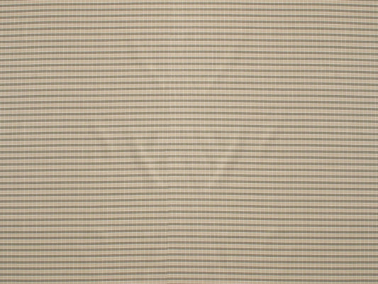 SCALAMANDRE OUTLET  FABRIC OXFORD CHECK  FABRIC TAN, WHITE   - LE 00051258