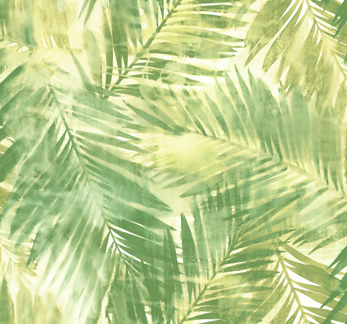 Seabrook Designs  Kentmere Botanical Transitional Fern Green , Off-White   - LG90904