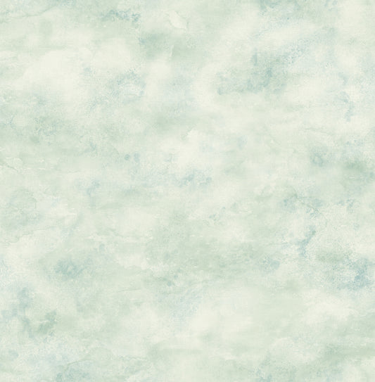 Seabrook Designs  Roxen Texture Faux Traditional Teal , Off-White   - LG91702