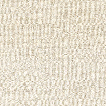 Beige woven rug runner with natural fiber texture and soft cream-tan tones