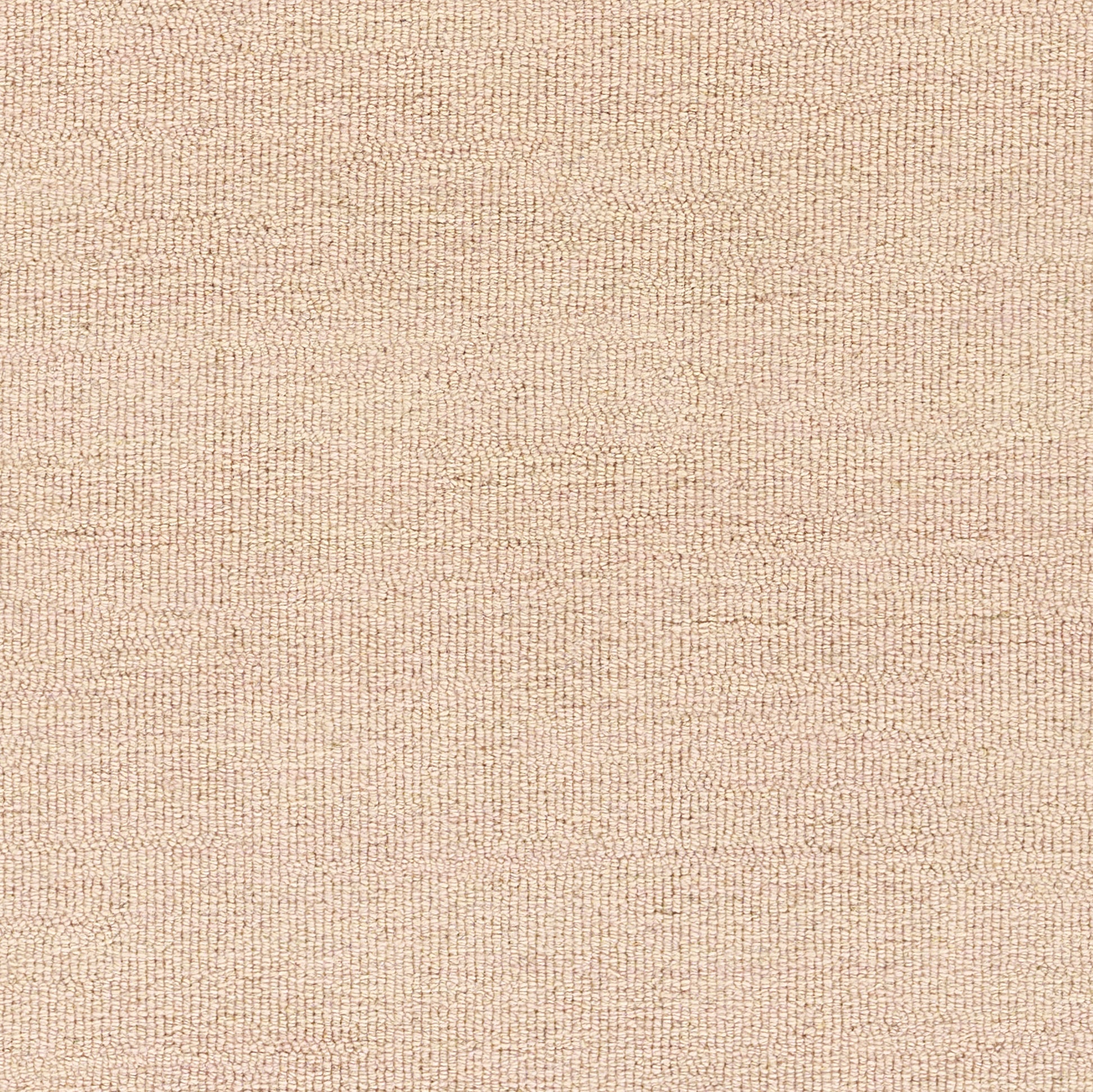 Beige woven rug runner with linen-like texture, 2' x 8'.