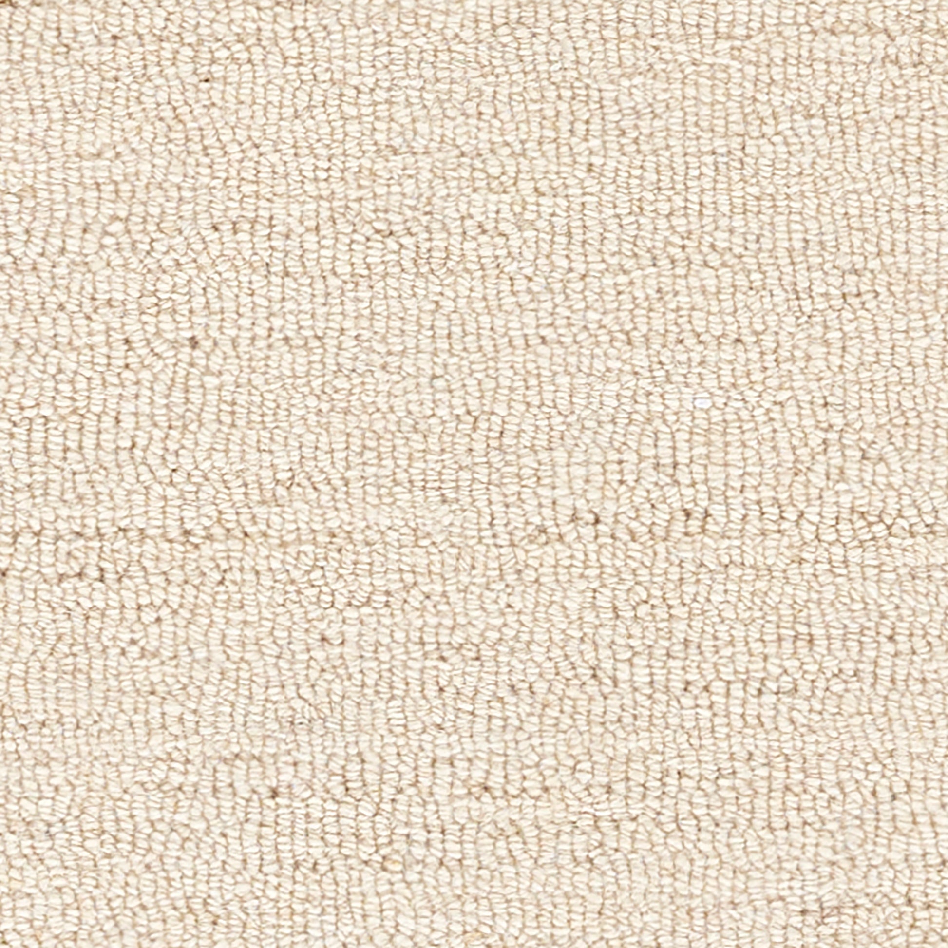 Beige boucle fabric close-up with a nubby, looped texture for cozy upholstery or a throw.
