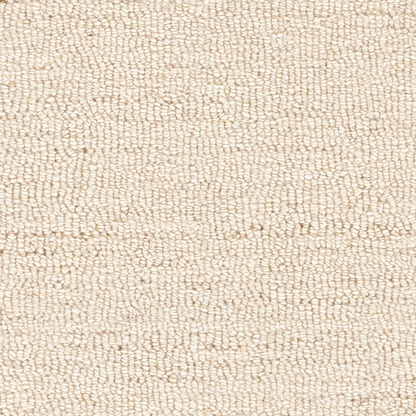 Beige boucle rug with pebble texture in a warm neutral shade; 2' x 8' runner.