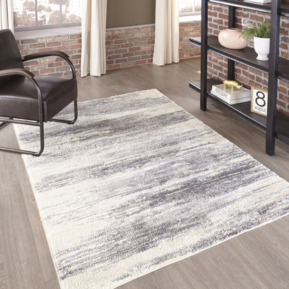 Momeni Lima grey 8x10 area rug sold by Primoends, machine-made indoor area rug with soft modern texture in neutral tones for living room, bedroom, contemporary home decor
